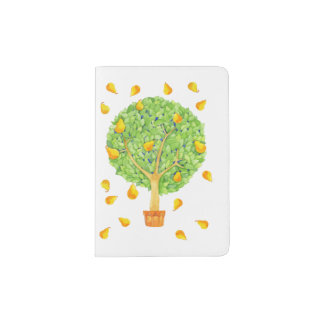 Pear Tree Pears Passport Holder