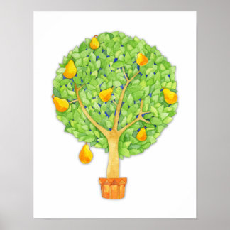 Pear Tree Poster