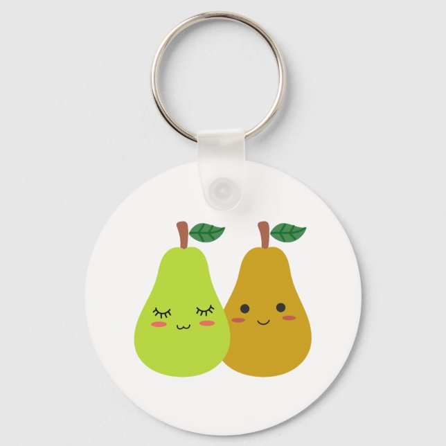 Peared Up Keychain (Front)
