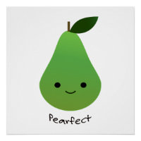 Pearfect Cute Kawaii Pear