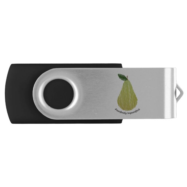 Pearfectly Impearfect Pear Flash Drive (Front)
