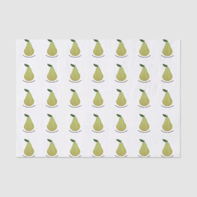 Pearfectly Impearfect Tissue Paper (Front)