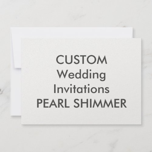 PEARL 110lb 625 x 45 Wedding Invitations