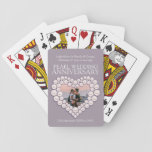 Pearl 30th Wedding Anniversary Photo Playing Cards at Zazzle