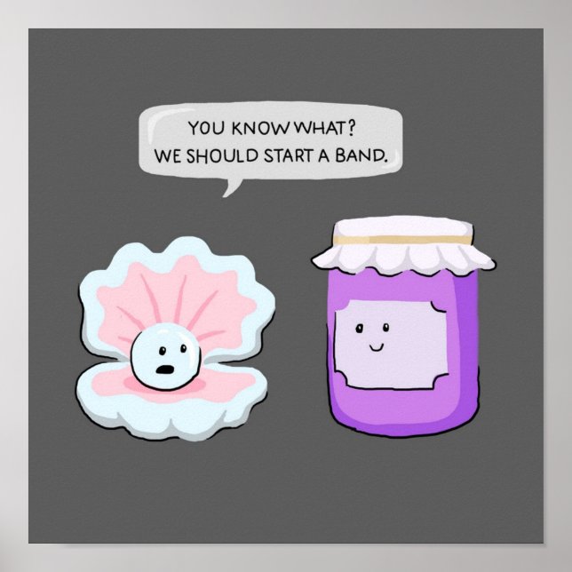 Pearl And Jam Start A Band Poster (Front)