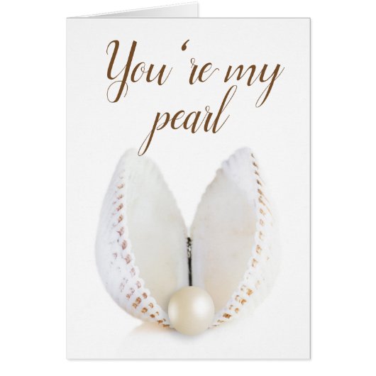 Pearl and seashell cards (Front)