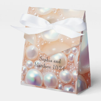Pearl and Shell Elegant Classic  Favor Boxes