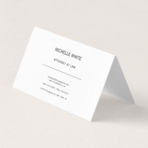 Pearl Attorney at Law Minimalist Professional Business Card