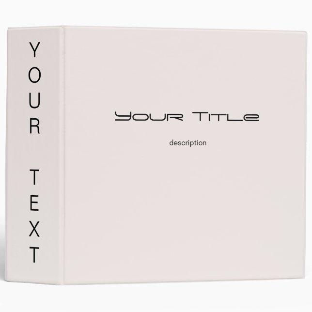 Pearl Avery Custom Signature Binder 2" (Front/Spine)