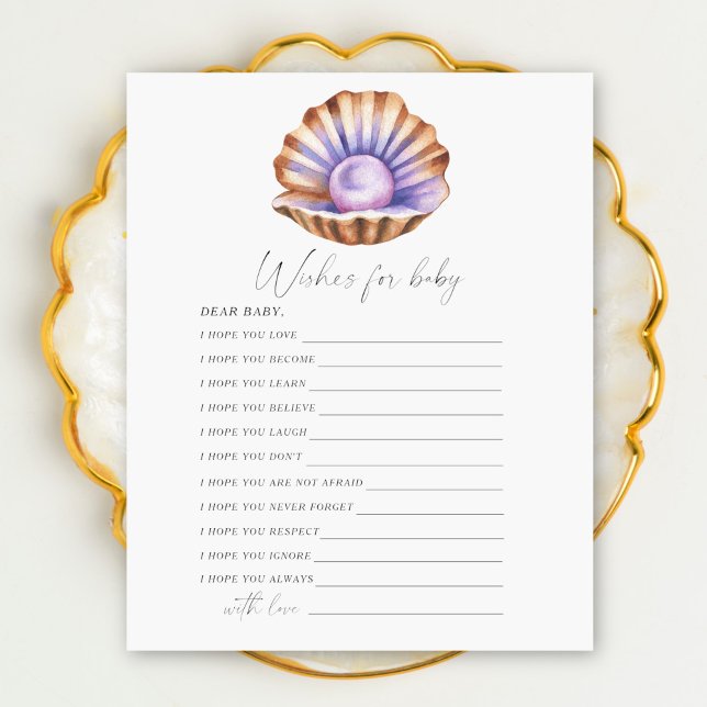 Pearl baby shower Wishes for baby  (Creator Uploaded)
