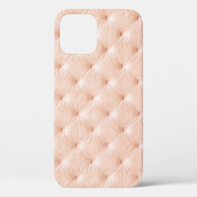 Pearl beige leather texture Case-Mate iPhone case (Back)