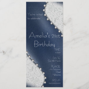 Pearl Birthday Invitation