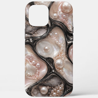 pearl black style iphone case
