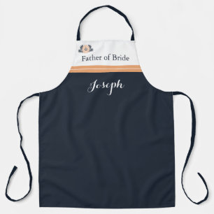 Pearl Black Watusi Taca Wedding Father Bride Apron