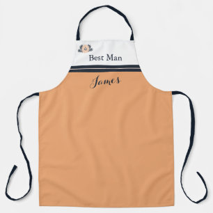 Pearl Black Watusi Tacao Wedding Apron Best Man