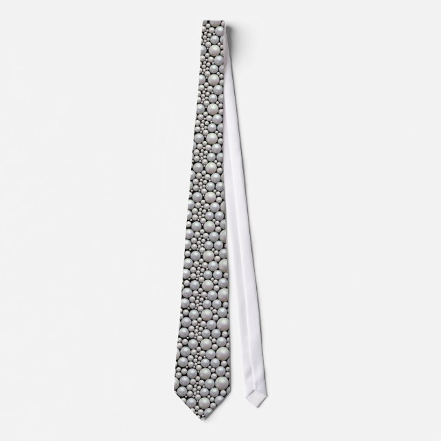 Pearl  & Bling neck tie (Front)