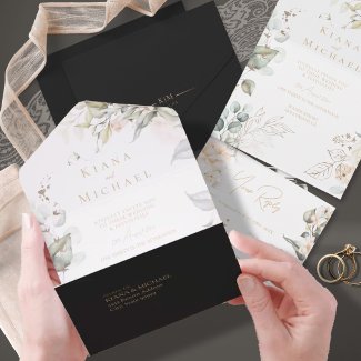 Pearl Blush Floral Elegance Wedding ID989