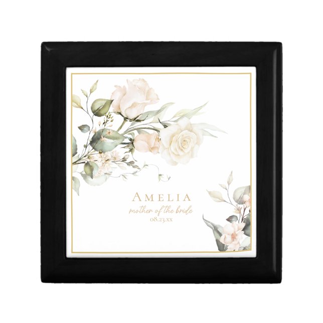 Pearl Blush Floral Elegance Wedding ID989 Gift Box (Front)