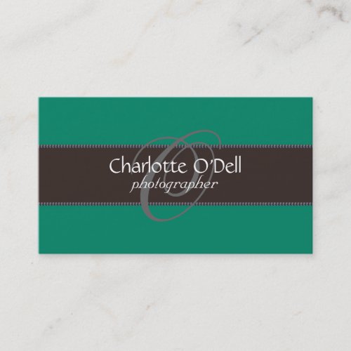 pearl; brown// green business cards
