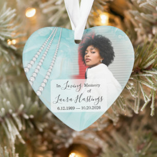 Pearl Celebration of Life Memorial Ornament