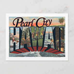 Pearl City, Hawaii - Large Letter Scenes Postcard