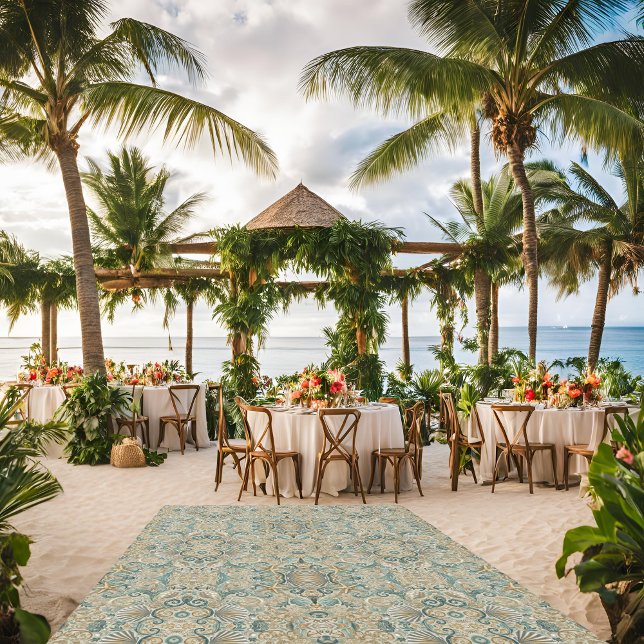 Pearl Coast Elegance: Coastal Luxe 12x9  Outdoor Rug (Creator Uploaded)