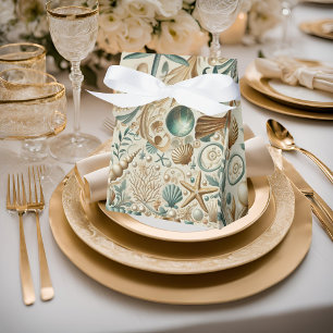 Pearl Coast Elegance Shells Favor Box