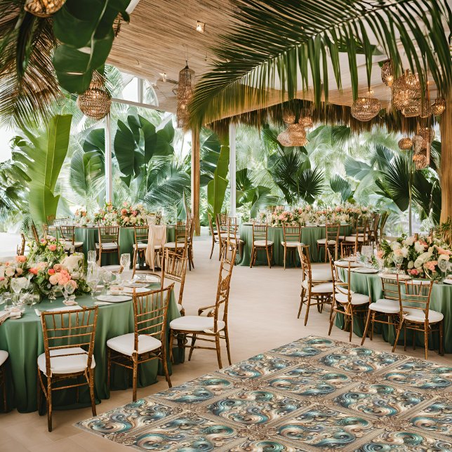 Pearl Coast Elegance: Shimmering Seas Outdoor Rug (Creator Uploaded)