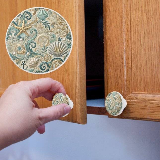 Pearl Coast Nautical Ceramic Knob (Creator Uploaded)