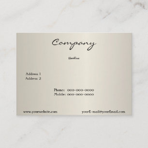 Pearl Cream Business Card