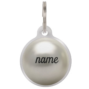 Pearl Design Pet ID Tag
