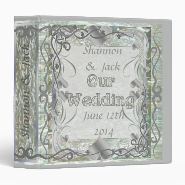 Pearl Essence Silverleaf Photo Album / Binder (Front/Spine)