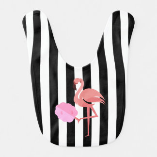 Pearl Flamingo Baby Bib
