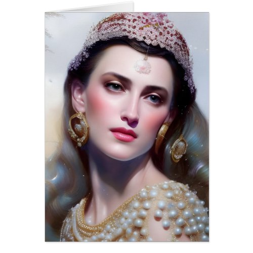 Pearl Goddess All Occasions Greeting Card