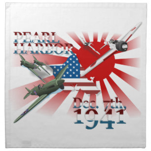 Pearl Habor December 7, 1941 Cloth Napkin