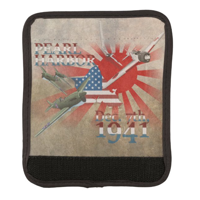 Pearl Habor December 7, 1941 Luggage Handle Wrap (Front)