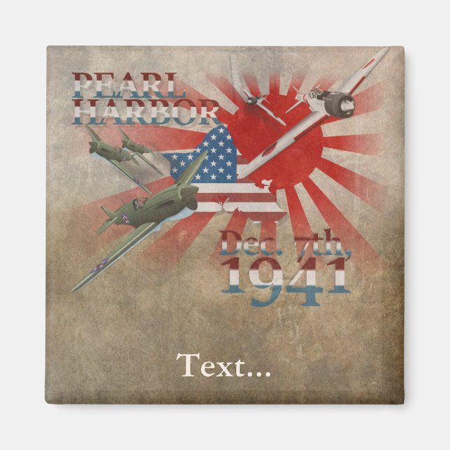 Pearl Habor December 7, 1941 Magnet (Front)