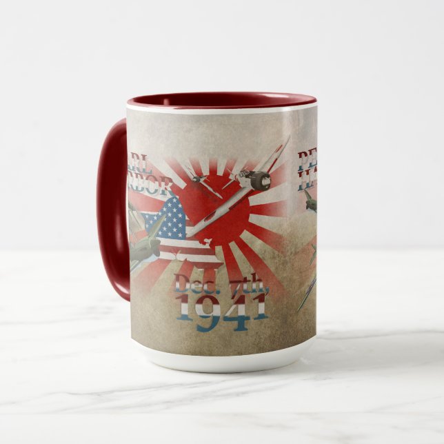 Pearl Habor December 7, 1941 Mug (Front Left)
