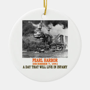PEARL HARBOR CERAMIC ORNAMENT