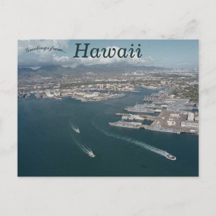 Pearl Harbor Hawaii Postcard