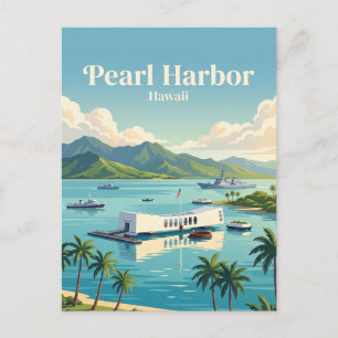 Pearl Harbor Hawaii Postcard