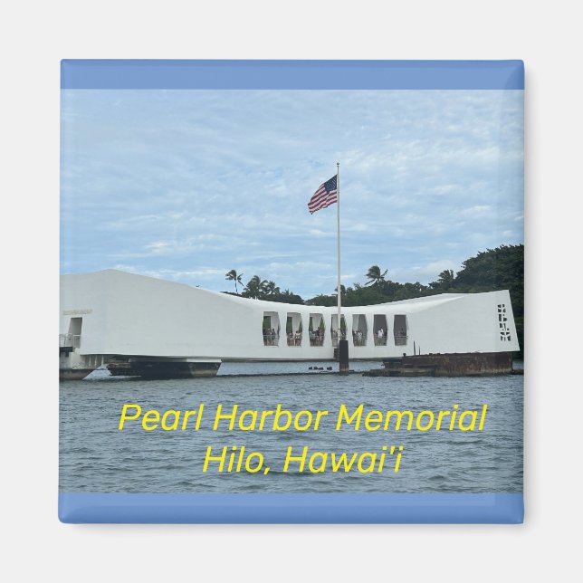 Pearl Harbor Memorial Magnet (Front)