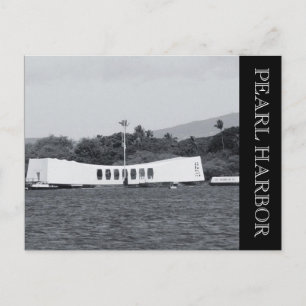 pearl harbor memorial postcard