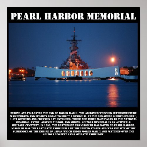 Pearl Harbor Memorial Print