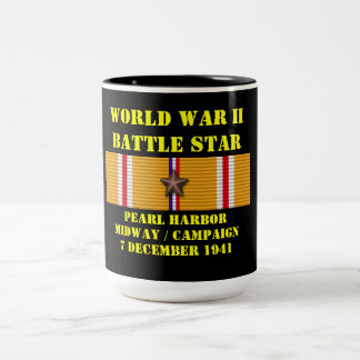Pearl Harbor / Midway Campaign Two-Tone Coffee Mug