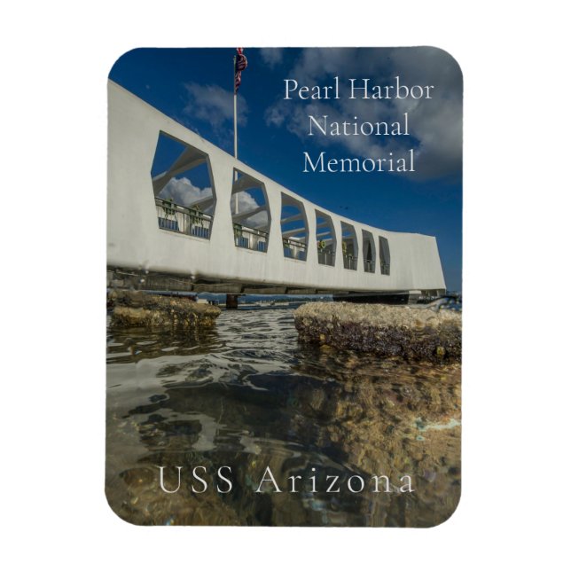 Pearl Harbor National Memorial, USS Arizona Magnet (Vertical)