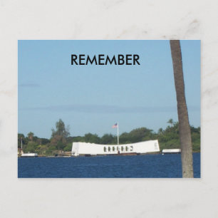 Pearl Harbor post card