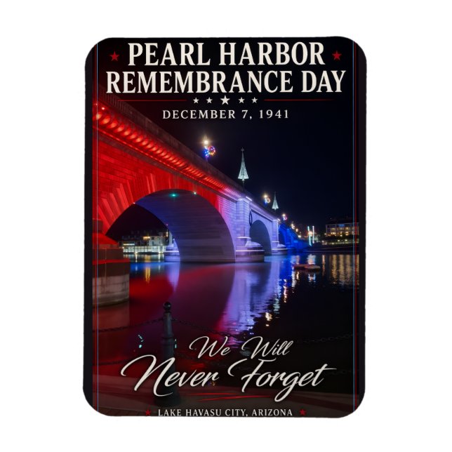 Pearl Harbor Remembrance Day Magnet (Vertical)