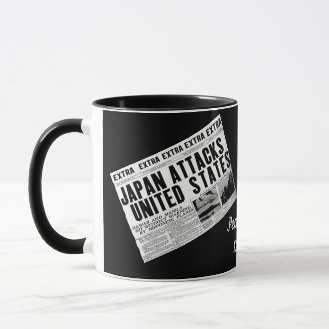 Pearl Harbor Remembrance Day Mug (Left)