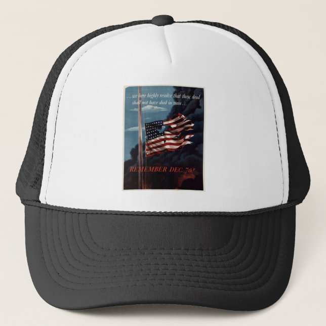 Pearl Harbor Trucker Hat (Front)